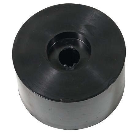 A & I Products WHEEL-DECK, 3.5X1-11/16", SMOOTH, BLACK 4" x4" x2" A-B1WL19